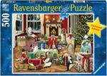 Ravensburger - Puzzle Natale Magico, 500 Pezzi, Puzzle Adulti
