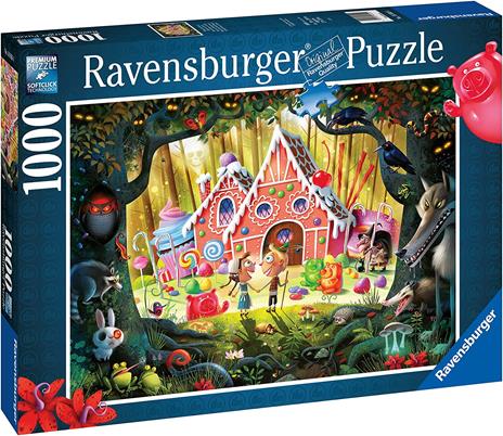 Ravensburger - Puzzle Hansel & Gretel, 1000 Pezzi, Puzzle Adulti - 2