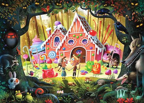 Ravensburger - Puzzle Hansel & Gretel, 1000 Pezzi, Puzzle Adulti - 3