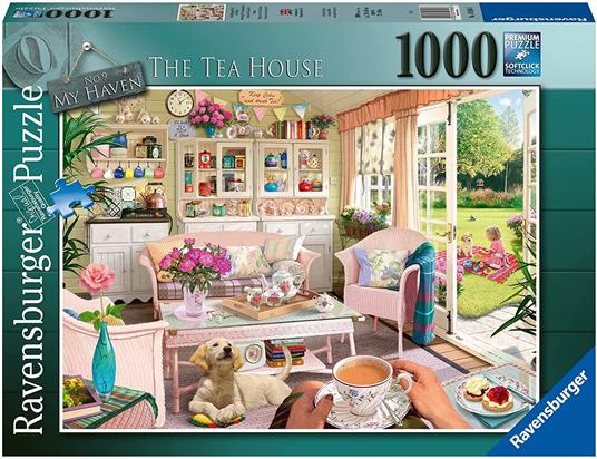 Ravensburger - Puzzle L'ora del te, 1000 Pezzi, Puzzle Adulti - 2