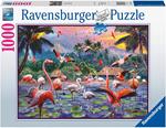 Ravensburger - Puzzle Fenicotteri rosa, 1000 Pezzi, Puzzle Adulti