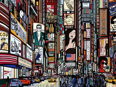 Ravensburger - Puzzle Vivace New York, 1000 Pezzi, Puzzle Adulti - 2