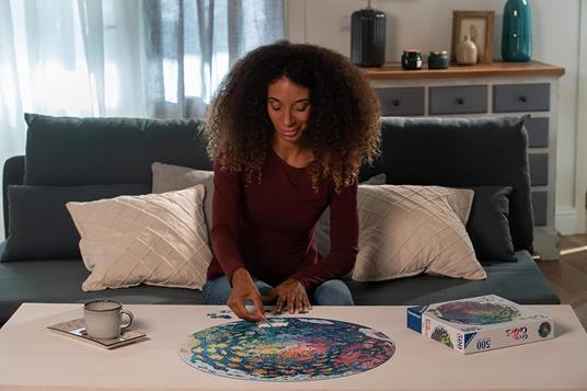 Ravensburger - Puzzle Circolare Oceano, Collezione Circle of Colors 500 Pezzi, Puzzle Adulti - 5
