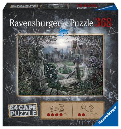 Ravensburger Puzzle Midnight in the Garden, Escape Puzzle, 368 pezzi, Puzzle Adulti