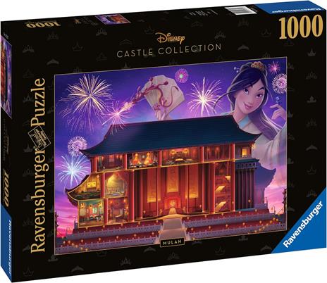 Ravensburger - Puzzle Mulan - Disney Castles, Collezione Disney Collector's Edition, 1000 Pezzi, Puzzle Adulti - 2