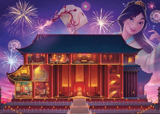 Ravensburger - Puzzle Mulan - Disney Castles, Collezione Disney Collector's Edition, 1000 Pezzi, Puzzle Adulti - 3