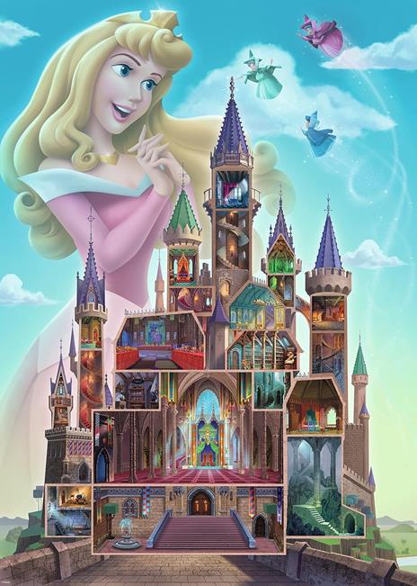 Ravensburger - Puzzle Mulan - Disney Castles, Collezione Disney Collector's Edition, 1000 Pezzi, Puzzle Adulti - 6