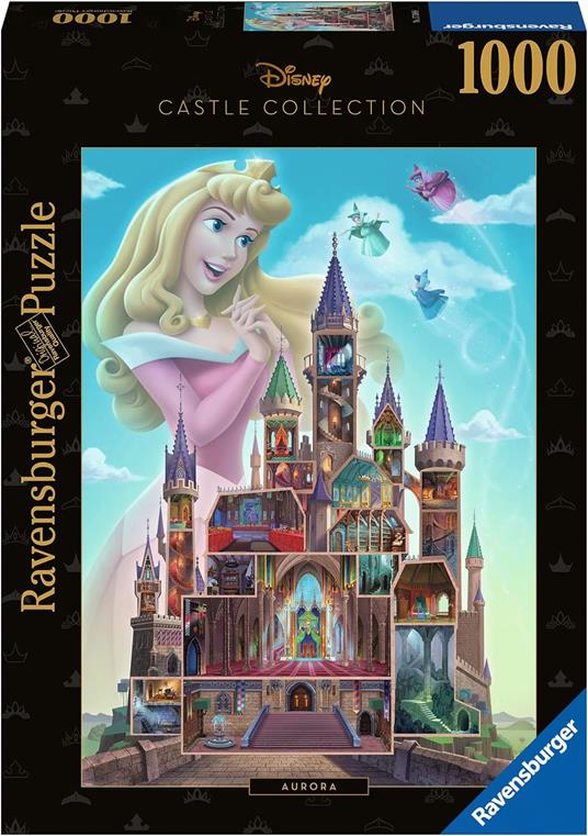 Ravensburger - Puzzle Merida - Disney Castles, Collezione Disney Collector's Edition, 1000 Pezzi, Puzzle Adulti - 4