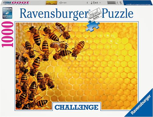 Ravensburger - Puzzle Alveare Api, Collezione Challenge, 1000 Pezzi, Puzzle Adulti