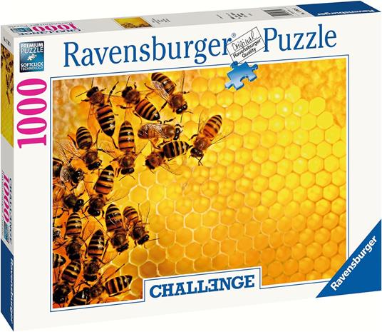 Ravensburger - Puzzle Alveare Api, Collezione Challenge, 1000 Pezzi, Puzzle Adulti - 2