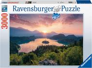 Ravensburger - Puzzle Lago di Bled - Slovenia, 3000 Pezzi, Puzzle Adulti