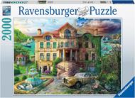 Ravensburger - Puzzle La villa attraverso i secoli, 2000 Pezzi, Puzzle Adulti