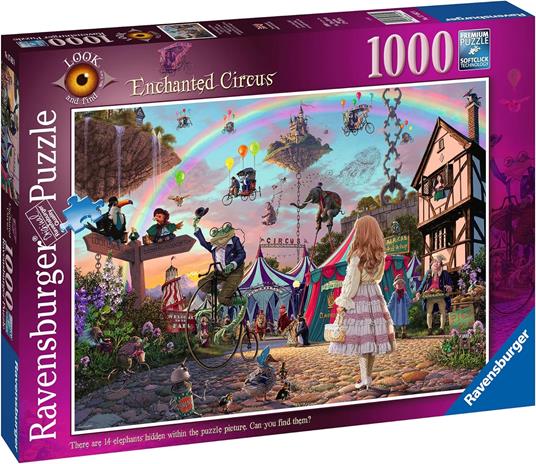 Ravensburger - Puzzle Il circo magico, 1000 Pezzi, Puzzle Adulti - 2