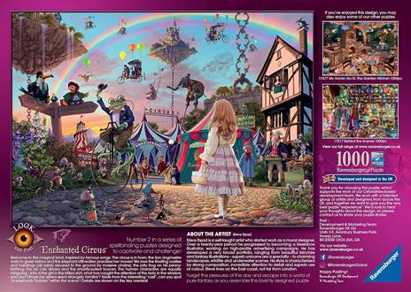 Ravensburger - Puzzle Il circo magico, 1000 Pezzi, Puzzle Adulti - 3