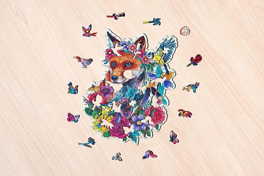 Ravensburger - Puzzle di legno Shaped, Volpe, 150 Pezzi - 6