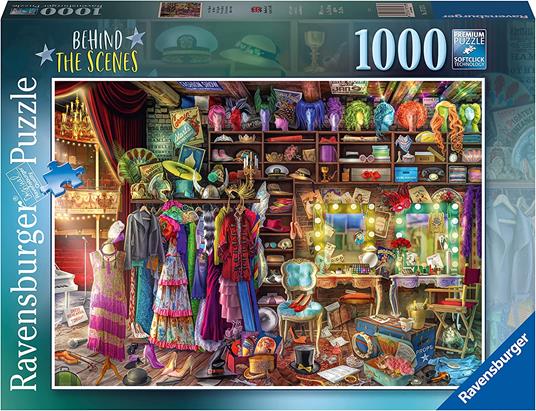 Ravensburger - Puzzle Dietro le quinte, 1000 Pezzi, Puzzle Adulti