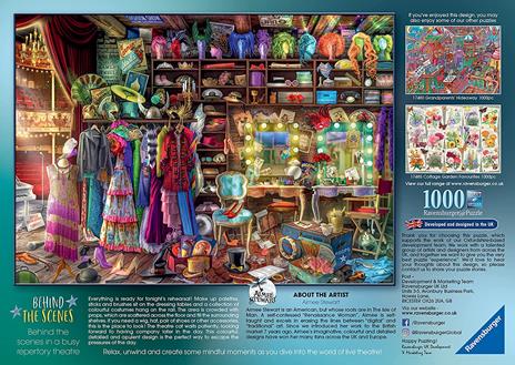 Ravensburger - Puzzle Dietro le quinte, 1000 Pezzi, Puzzle Adulti - 3