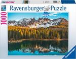 Ravensburger - Puzzle Lago di Carezza, 1000 Pezzi, Puzzle Adulti