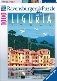 Ravensburger - Puzzle Cartolina dalla Liguria, 1000 Pezzi, Idea regalo, per Lei o Lui, Puzzle Adulti