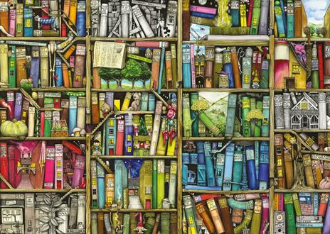 Ravensburger - Puzzle La Libreria Bizzarra, Collezione Colin Thompson, 1000 Pezzi, Puzzle Adulti - 3