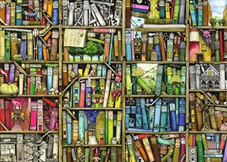 Ravensburger - Puzzle La Libreria Bizzarra, Collezione Colin Thompson, 1000 Pezzi, Puzzle Adulti - 9