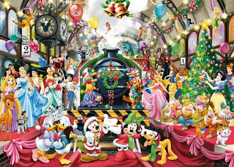 Ravensburger - Puzzle Il treno di Natale Disney, 1000 Pezzi, Puzzle Adulti - 5