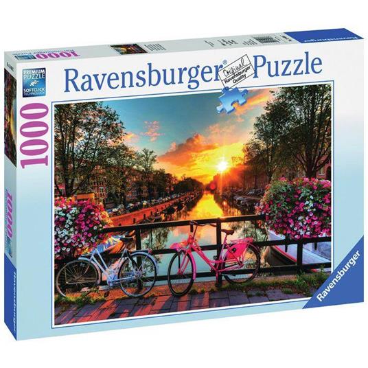 Ravensburger - Puzzle Biciclette ad Amsterdam, 1000 Pezzi, Puzzle Adulti - 6