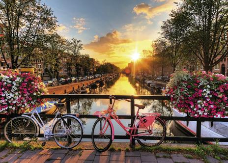 Ravensburger - Puzzle Biciclette ad Amsterdam, 1000 Pezzi, Puzzle Adulti - 8