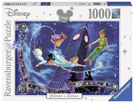 Ravensburger - Puzzle Disney Classic Peter Pan, Collezione Disney Collector's Edition, 1000 Pezzi, Puzzle Adulti - 2
