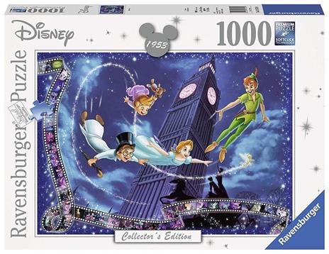 Ravensburger - Puzzle Disney Classic Peter Pan, Collezione Disney Collector's Edition, 1000 Pezzi, Puzzle Adulti - 3