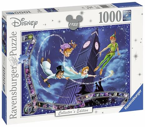 Ravensburger - Puzzle Disney Classic Peter Pan, Collezione Disney Collector's Edition, 1000 Pezzi, Puzzle Adulti - 8