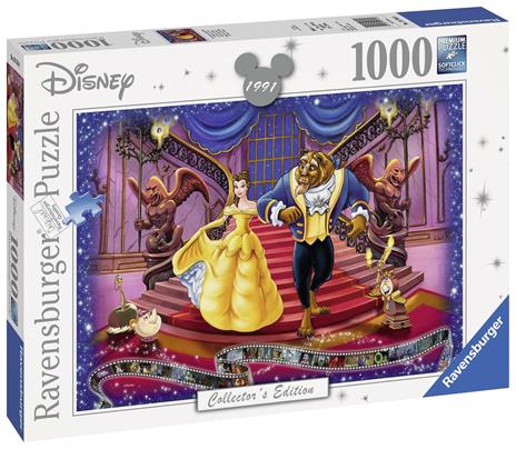 Ravensburger - Puzzle Disney Classic la Bella e la Bestia, Collezione Disney Collector's Edition, 1000 Pezzi, Puzzle Adulti - 3