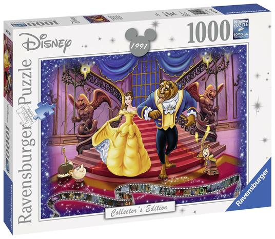 Ravensburger - Puzzle Disney Classic la Bella e la Bestia, Collezione Disney Collector's Edition, 1000 Pezzi, Puzzle Adulti - 3