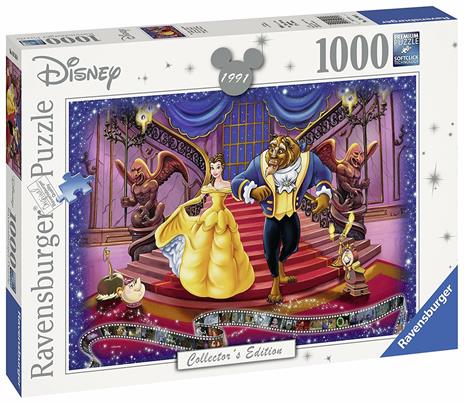 Ravensburger - Puzzle Disney Classic la Bella e la Bestia, Collezione Disney Collector's Edition, 1000 Pezzi, Puzzle Adulti - 6