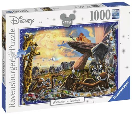 Ravensburger - Puzzle Disney Classic Il Re Leone, Collezione Disney Collector's Edition, 1000 Pezzi, Puzzle Adulti - 3
