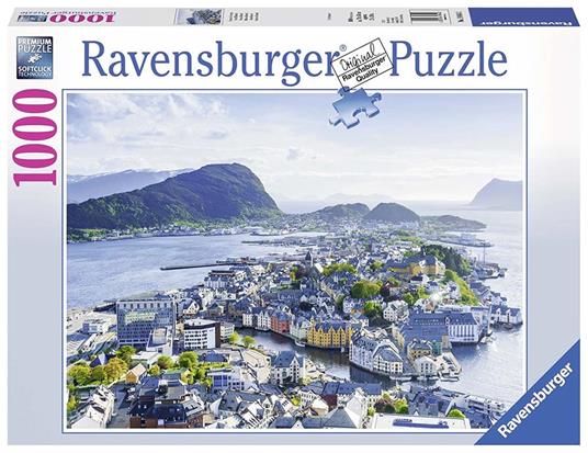 Ravensburger - Puzzle Vista Su Ålesund, 1000 Pezzi, Puzzle Adulti - 4