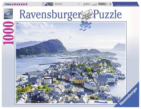 Ravensburger - Puzzle Vista Su Ålesund, 1000 Pezzi, Puzzle Adulti - 3
