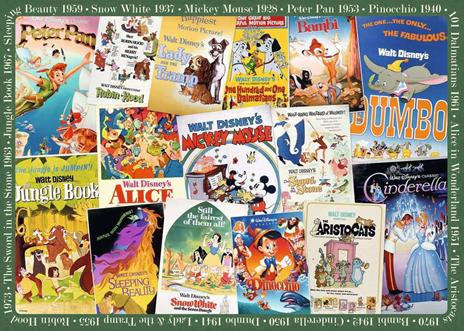 Ravensburger - Puzzle Disney Vintage Movie Post, 1000 Pezzi, Puzzle Adulti - 3