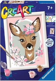 Ravensburger - CreArt Serie E: Bambi, Kit per Dipingere con i Numeri,