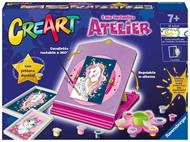 Ravensburger - Il Mio Fantastico Atelier CreArt, Set con Cavalletto Tema Unicorni, Dipingere con i Numeri
