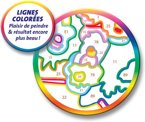 Ravensburger - CreArt Serie E: Frozen, Olaf Felice, Kit Dipingere i Numeri, Contiene una Tavola Prestampata, Pennello - 3