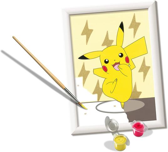 Ravensburger - CreArt Serie E: Pokémon, Pikachu, Kit per Dipingere con i Numeri, - 4