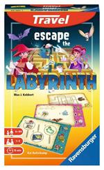 Ravensburger - Escape The Labirinth Travel Game, Gioco da Tavolo Tascabile, 2-4 Giocatori, 6+ Anni