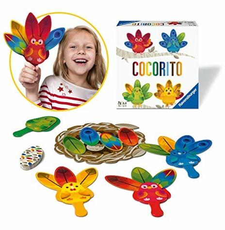 Ravensburger - Cocorito, Gioco per Bambini, Gioco Educativo, 2-4 giocatori, 3+ Anni - 6