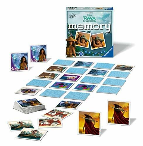 Ravensburger - Memory Versione Raya Disney, 72 Tessere, Gioco Da Tavolo, 4+ Anni - 4