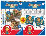 Ravensburger - Multipack Pinocchio, Memory 48 Carte + 3 PuzzleBambino da 25/36/49 pezzi, 4+ Anni