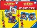 Ravensburger - Multipack Alvin, Memory 48 Carte + 3 Puzzle Bambino da 25/36/49 pezzi, 4+ AnniBambino da 25/36/49 pezzi