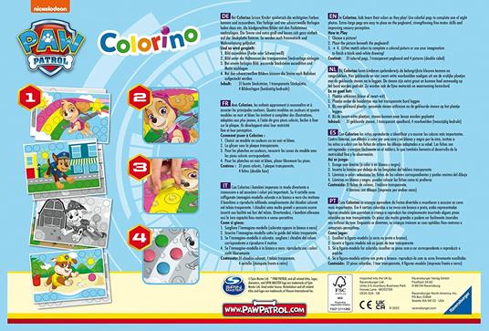 Ravensburger - Colorino Paw Patrol, Il Mio Primo Gioco dei Colori, Gioco Educativo per Bambini, 2+ Anni - 2