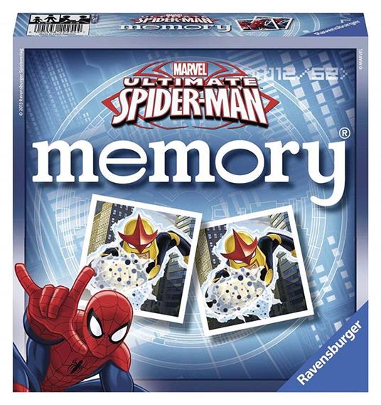Ravensburger - Memory® Ultimate Spider-Man, 64 Tessere, Gioco Da Tavolo, 3+ Anni - 2
