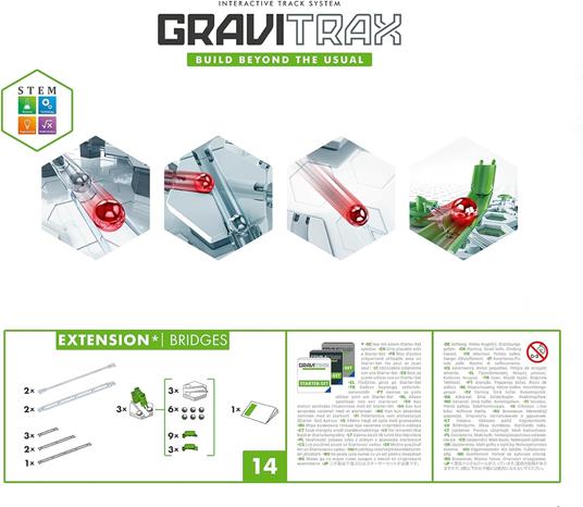 Ravensburger Gravitrax Bridges, Gioco Innovativo Ed Educativo Stem, 8+ Anni, Accessorio - 3